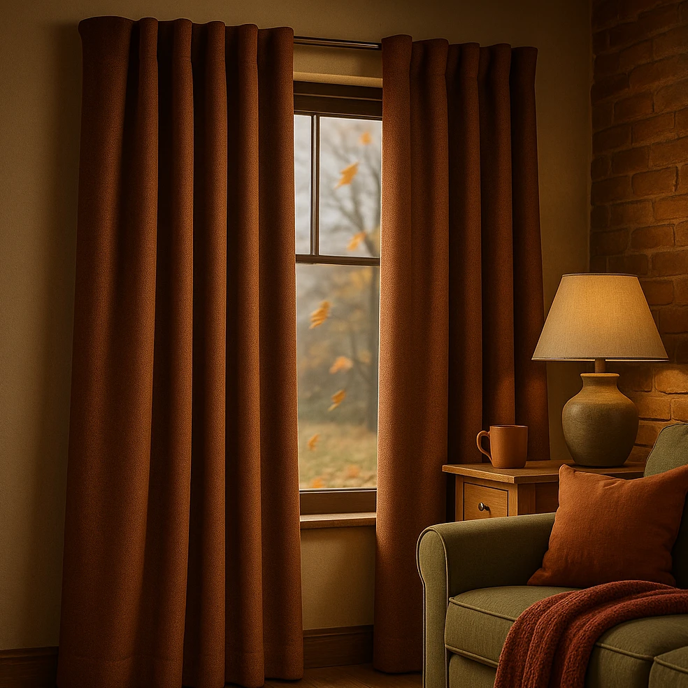 Thermische overgordijnen voor isolatie en energiebesparing in huis