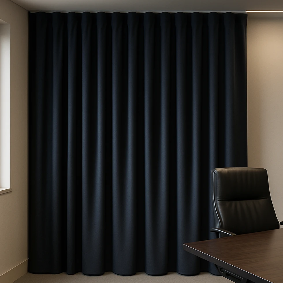 Zakelijke overgordijnen voor professionele kantoren en bedrijfsruimtes