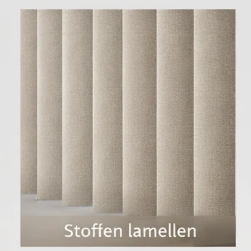 Stoffen lamellen - warm en elegant