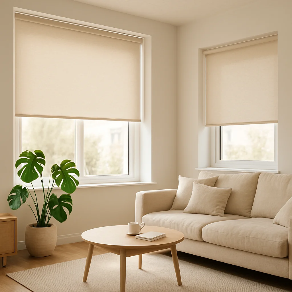 Standaard rolgordijnen op maat - Zacht lichtfilter voor een prettige sfeer